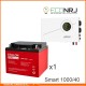 ИБП Powerman Smart 1000 INV + Аккумуляторная батарея ETALON FORS 1240