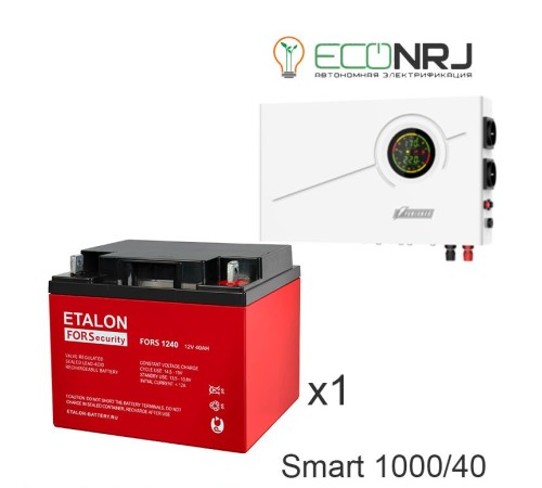 ИБП Powerman Smart 1000 INV + Аккумуляторная батарея ETALON FORS 1240