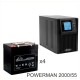 ИБП POWERMAN ONLINE 2000 Plus + Аккумуляторная батарея LEOCH DJM1255