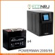 ИБП POWERMAN ONLINE 2000 Plus + Аккумуляторная батарея LEOCH DJM1255