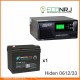 ИБП Hiden Control HPS20-0612 + Аккумуляторная батарея ВОСТОК PRO СК-1233