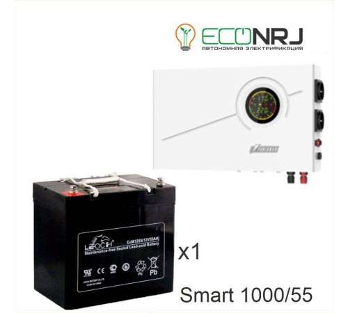 ИБП Powerman Smart 1000 INV + Аккумуляторная батарея LEOCH DJM1255