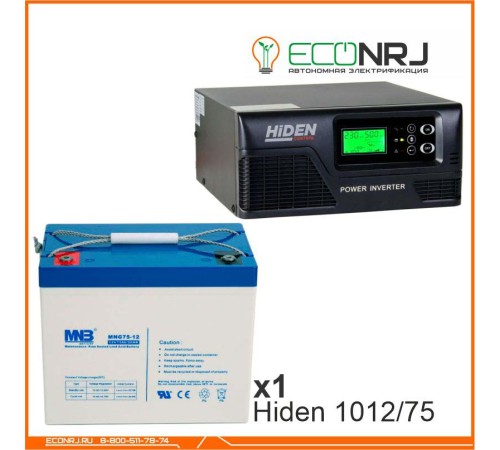 ИБП Hiden Control HPS20-1012 + Аккумуляторная батарея MNB MNG75-12