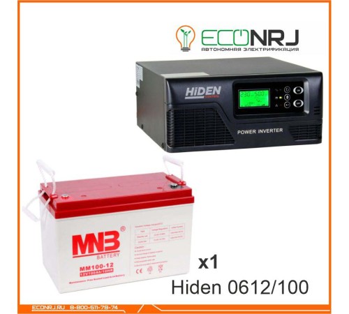 ИБП Hiden Control HPS20-0612 + Аккумуляторная батарея MNB MМ100-12