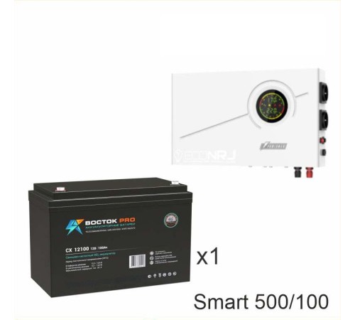 ИБП Powerman Smart 500 INV + Аккумуляторная батарея ВОСТОК PRO СХ-12100