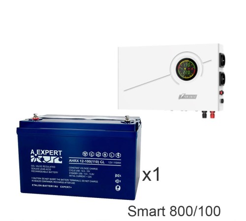 ИБП Powerman Smart 800 INV + Аккумуляторная батарея ETALON AHRX 12-100 GL