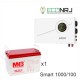 ИБП Powerman Smart 1000 INV + Аккумуляторная батарея MNB MМ100-12