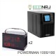 ИБП POWERMAN ONLINE 1000 Plus + Аккумуляторная батарея CSB GPL121000