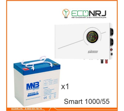 ИБП Powerman Smart 1000 INV + Аккумуляторная батарея MNB MNG55-12