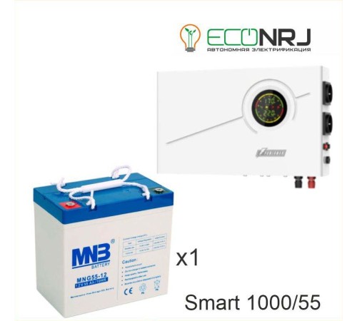 ИБП Powerman Smart 1000 INV + Аккумуляторная батарея MNB MNG55-12