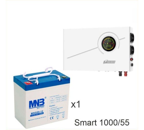 ИБП Powerman Smart 1000 INV + Аккумуляторная батарея MNB MNG55-12