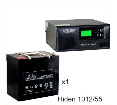 ИБП Hiden Control HPS20-1012 + Аккумуляторная батарея LEOCH DJM1255