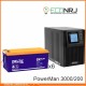 ИБП POWERMAN ONLINE 1000 Plus + Аккумуляторная батарея Delta GX 12-200