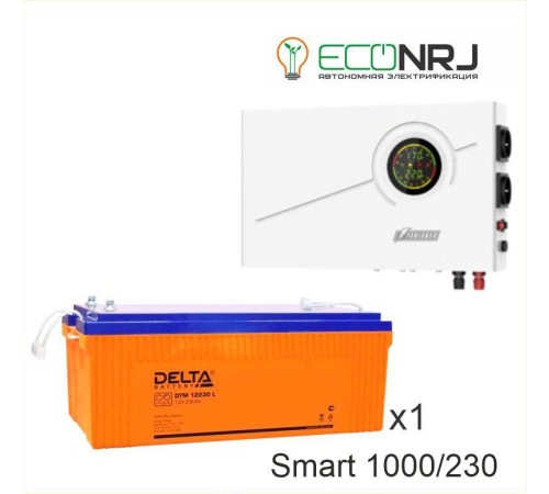 ИБП Powerman Smart 1000 INV + Аккумуляторная батарея Delta DTM 12230 L