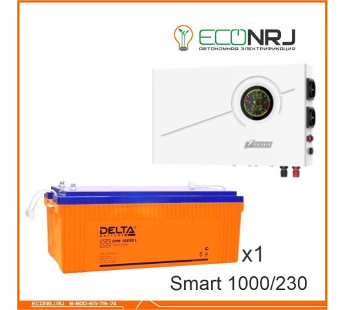 ИБП Powerman Smart 1000 INV + Аккумуляторная батарея Delta DTM 12230 L