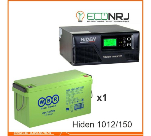 ИБП Hiden Control HPS20-1012 + Аккумуляторная батарея WBR GPL121500