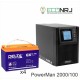 ИБП POWERMAN ONLINE 2000 Plus + Аккумуляторная батарея Delta GX 12-100