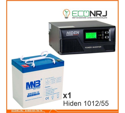 ИБП Hiden Control HPS20-1012 + Аккумуляторная батарея MNB MNG55-12