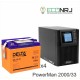 ИБП POWERMAN ONLINE 2000 Plus + Аккумуляторная батарея Delta GEL 12-33