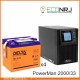 ИБП POWERMAN ONLINE 2000 Plus + Аккумуляторная батарея Delta GEL 12-33