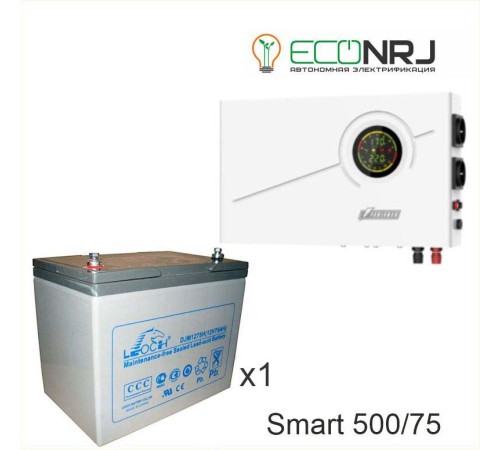 ИБП Powerman Smart 500 INV + Аккумуляторная батарея LEOCH DJM1275