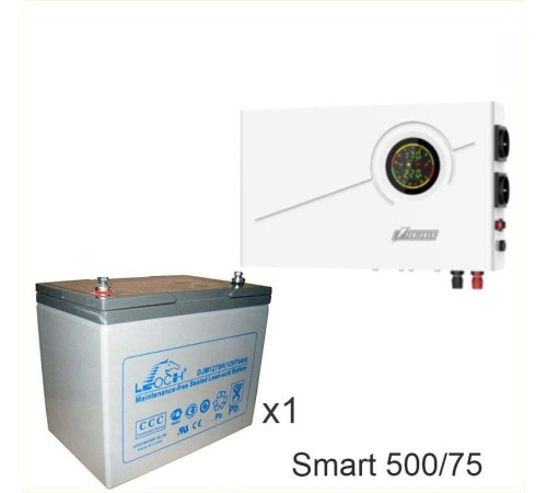 ИБП Powerman Smart 500 INV + Аккумуляторная батарея LEOCH DJM1275