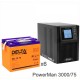 ИБП POWERMAN ONLINE 1000 Plus + Аккумуляторная батарея Delta GEL 12-75