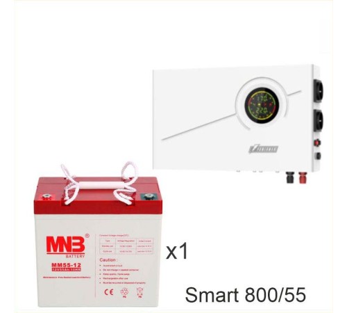 ИБП Powerman Smart 800 INV + Аккумуляторная батарея MNB MМ55-12