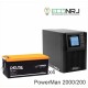 ИБП POWERMAN ONLINE 2000 Plus + Аккумуляторная батарея Delta CGD 12200