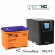 ИБП POWERMAN ONLINE 1000 Plus + Аккумуляторная батарея Delta DTM 1275 L