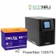 ИБП POWERMAN ONLINE 1000 Plus + Аккумуляторная батарея Delta GX 12-75