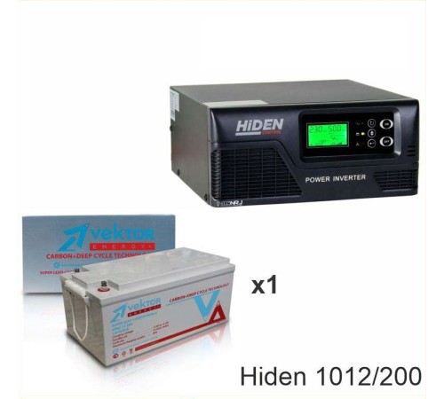 ИБП Hiden Control HPS20-1012 + Аккумуляторная батарея Vektor VPbC 12-200