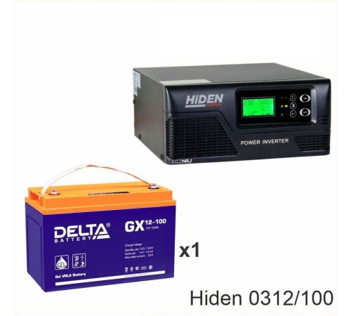 ИБП Hiden Control HPS20-0312 + Аккумуляторная батарея Delta GX 12-100