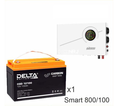 ИБП Powerman Smart 800 INV + Аккумуляторная батарея Delta CGD 12100