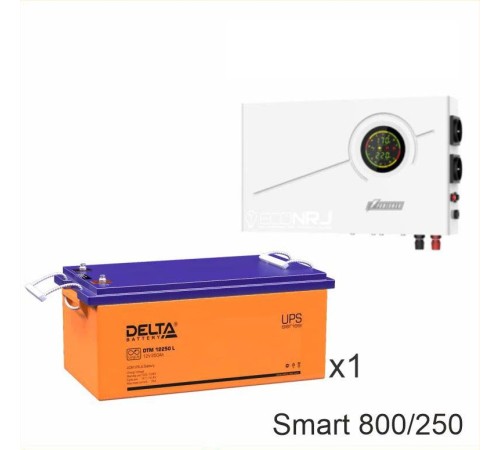 ИБП Powerman Smart 800 INV + Аккумуляторная батарея Delta DTM 12250 L