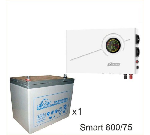 ИБП Powerman Smart 800 INV + Аккумуляторная батарея LEOCH DJM1275