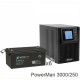 ИБП POWERMAN ONLINE 1000 Plus + Аккумуляторная батарея ВОСТОК PRO СК-12250