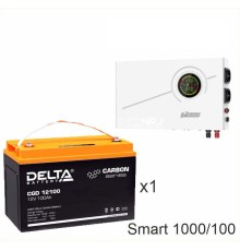 ИБП Powerman Smart 1000 INV + Delta CGD 12100