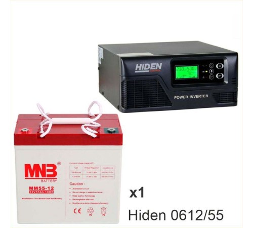 ИБП Hiden Control HPS20-0612 + Аккумуляторная батарея MNB MМ55-12