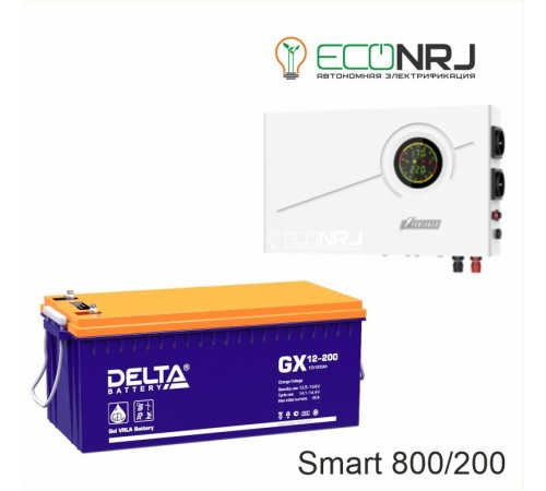 ИБП Powerman Smart 800 INV + Аккумуляторная батарея Delta GX 12-200