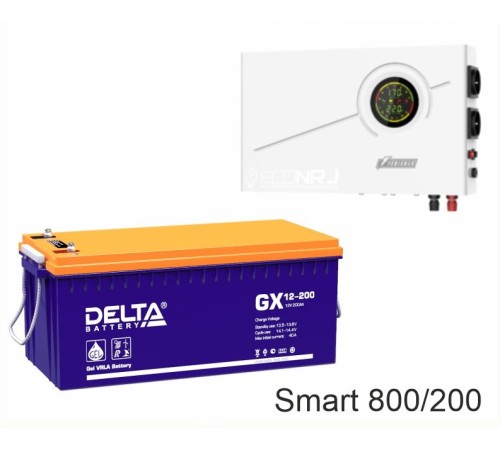 ИБП Powerman Smart 800 INV + Аккумуляторная батарея Delta GX 12-200