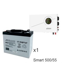 ИБП Powerman Smart 500 INV + Энергия АКБ 12–55