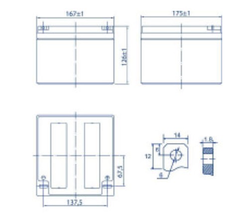 Аккумуляторная батарея Battbee BT 1226