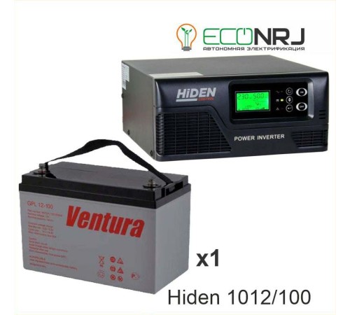 ИБП Hiden Control HPS20-1012 + Аккумуляторная батарея Ventura GPL 12-100