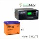 ИБП Hiden Control HPS20-0312 + Аккумуляторная батарея Delta DTM 1275 L