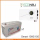 ИБП Powerman Smart 1000 INV + Аккумуляторная батарея Vektor GL 12-150