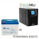 ИБП POWERMAN ONLINE 1000 Plus + Аккумуляторная батарея MNB MNG75-12