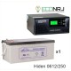 ИБП Hiden Control HPS20-0612 + Аккумуляторная батарея LEOCH DJM12250