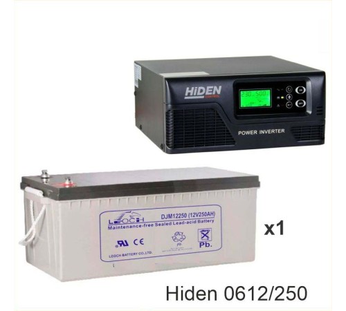 ИБП Hiden Control HPS20-0612 + Аккумуляторная батарея LEOCH DJM12250