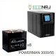 ИБП POWERMAN ONLINE 1000 Plus + Аккумуляторная батарея LEOCH DJM1255